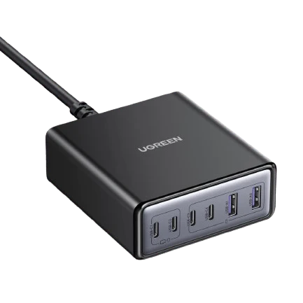 UGREEN 100W GaN Oplaadstation (6-Poorts, 65W snelladen)