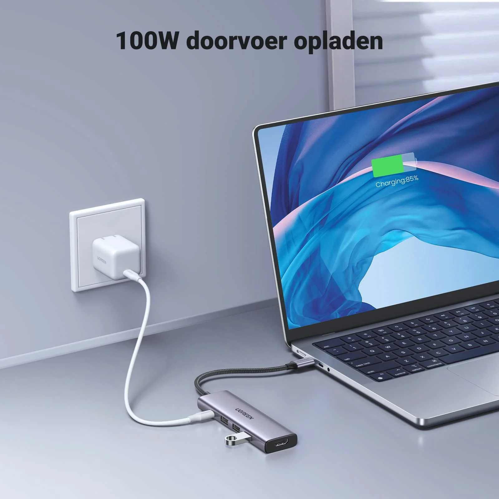 UGREEN Revodok USB C Hub PD100W 4K HDMI 5Gbps USB C Dock USB C Adapter Multipoort Adapter - Image 3