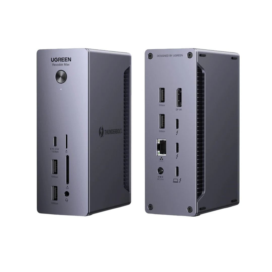 UGREEN Revodok Max 213 13-in-1 dockingstation Thunderbolt 4 Dock 40Gbps (dubbel 4K bij 60 Hz enkel 8K-scherm)