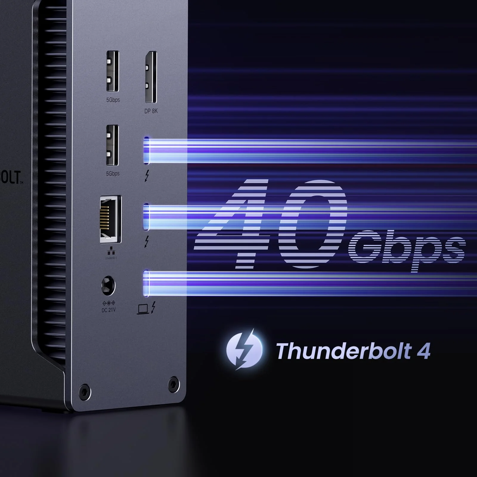 UGREEN Revodok Max 213 13-in-1 dockingstation Thunderbolt 4 Dock 40Gbps (dubbel 4K bij 60 Hz enkel 8K-scherm) - Image 3
