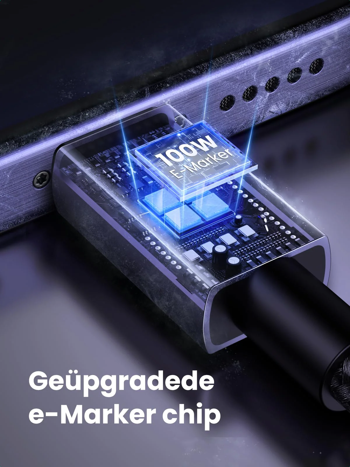 UGREEN 100W USB C-kabel PD 3.0 oplaadkabel USB C naar USB C snellaadkabel 5A/20V (0.5m) - Image 5