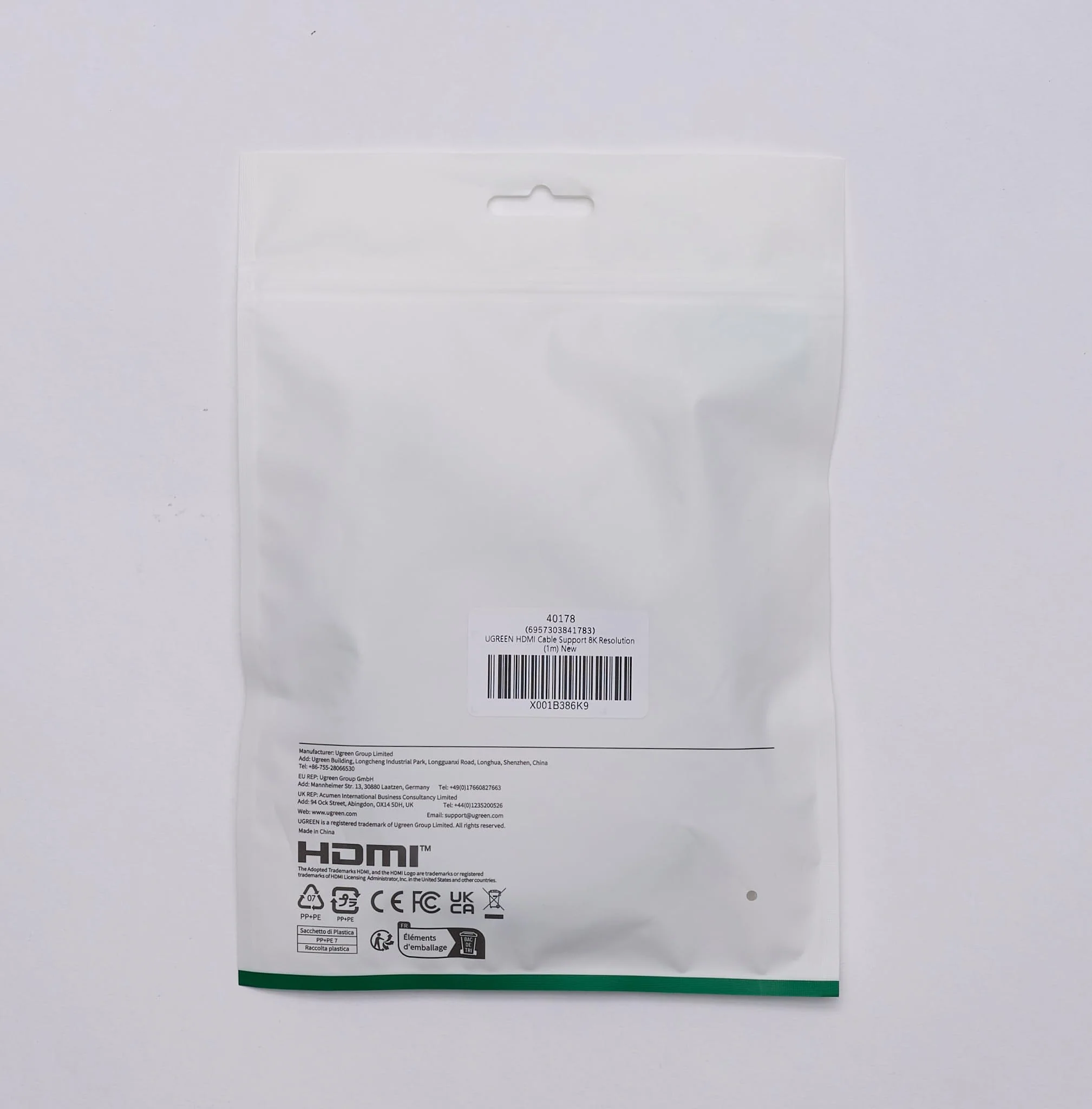 UGREEN 8K HDMI Kabel 2.1 Nylon 8K 60Hz 4K 120Hz, Compatibel met PS5 enz(1M) - Image 10