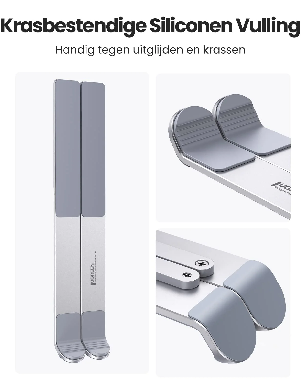 UGREEN Laptop Standaard Draagbare Aluminium Laptop Stand Opvouwbaar 5 Niveaus - Image 4