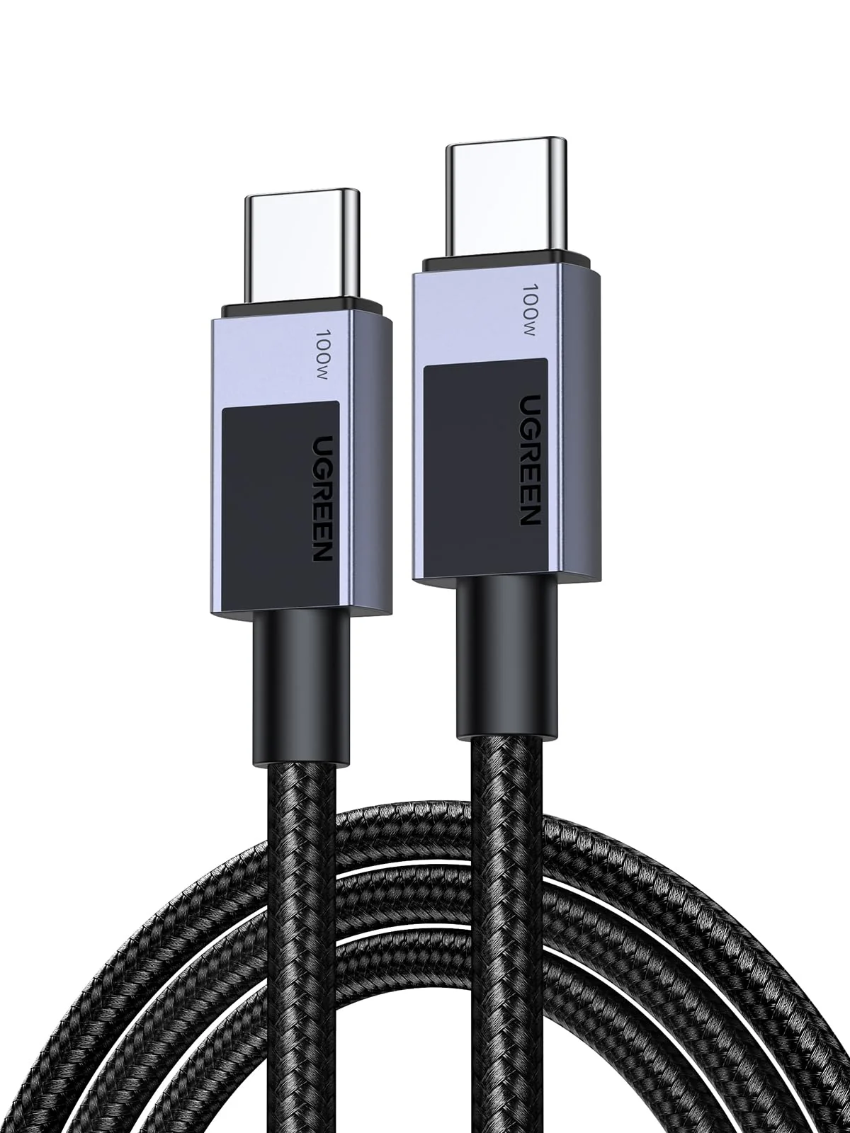 UGREEN 100W USB C-kabel PD 3.0 oplaadkabel USB C naar USB C snellaadkabel 5A/20V compatibel met iPhone 15, M3 MacBook Pro/Air, iPad Air/Pro 2024, Galaxy S24 Ultra A55 Pixel 8a Steam Deck enz. (3m)