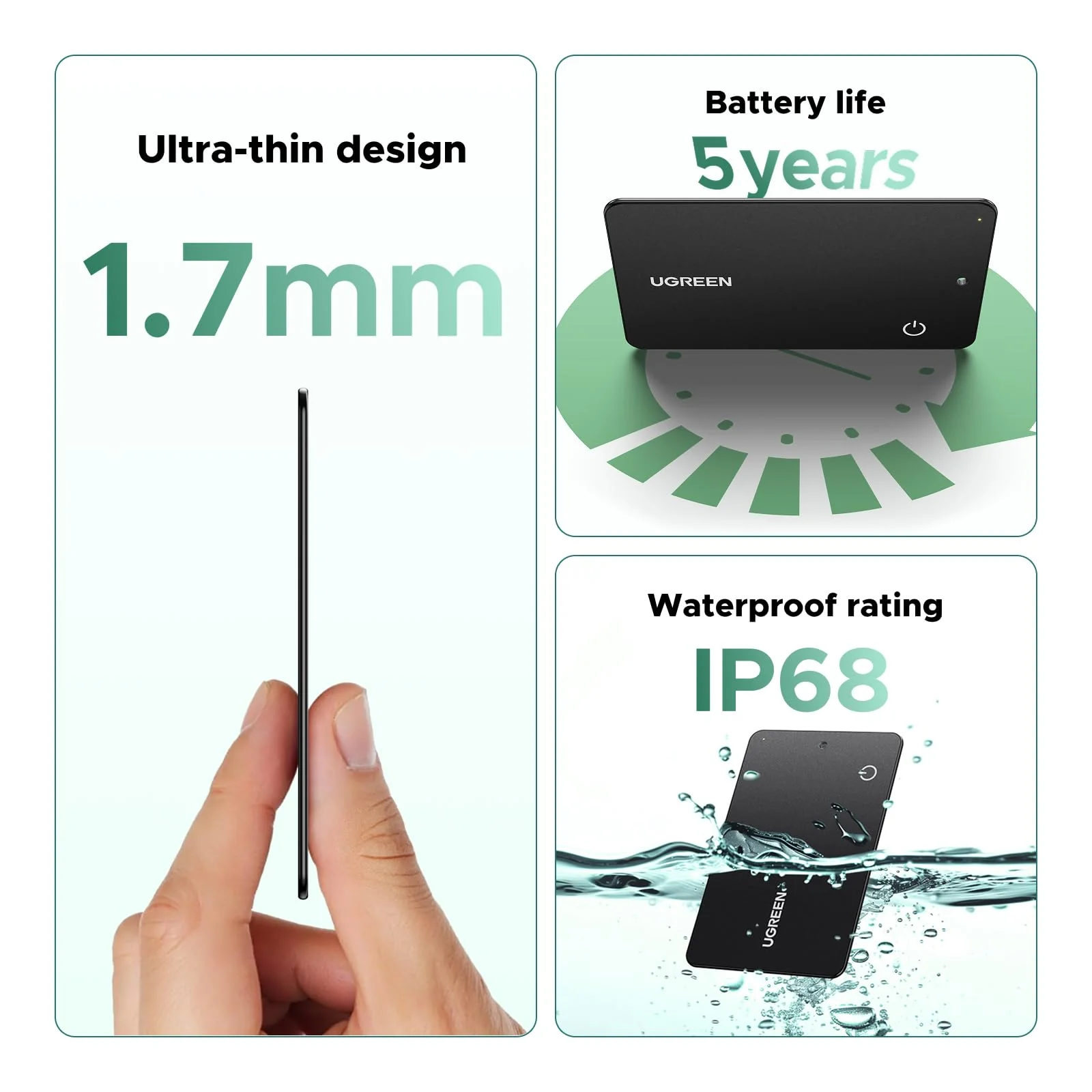 UGREEN FineTrack Slim G Smart Finder (Voor Android) - Image 4