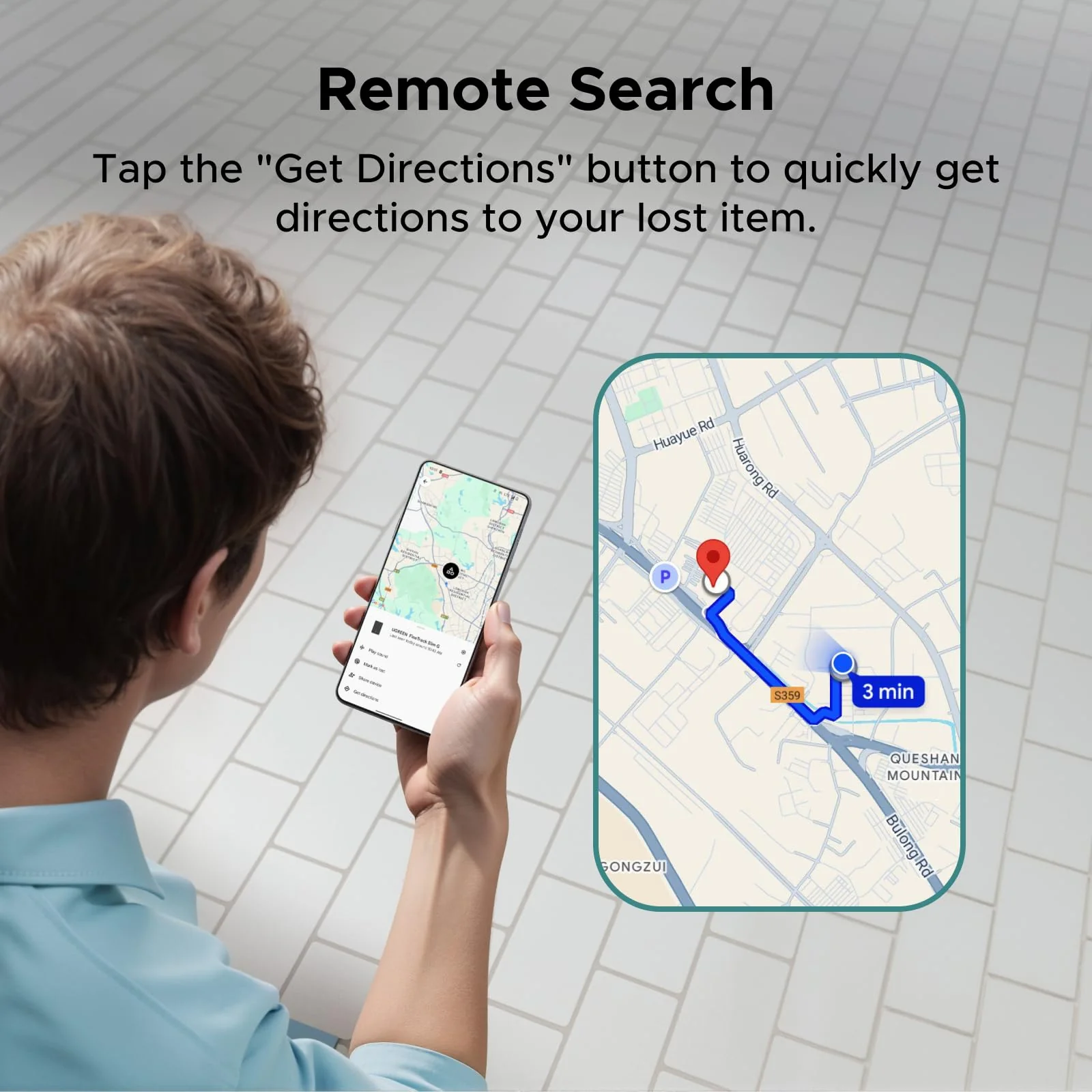 UGREEN FineTrack Slim G Smart Finder (Voor Android) - Image 6