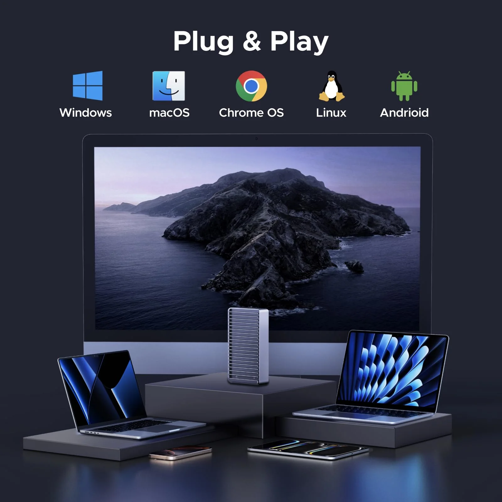 UGREEN M.2 NVMe SSD-behuizing (40Gbps, USB4, Thunderbolt 4) - Image 5