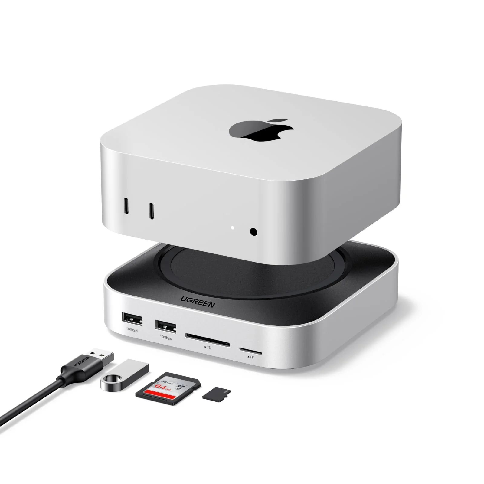 UGREEN Mac Mini M4 Hub & Stand met NVMe SSD-behuizing 8TB Max - Image 8
