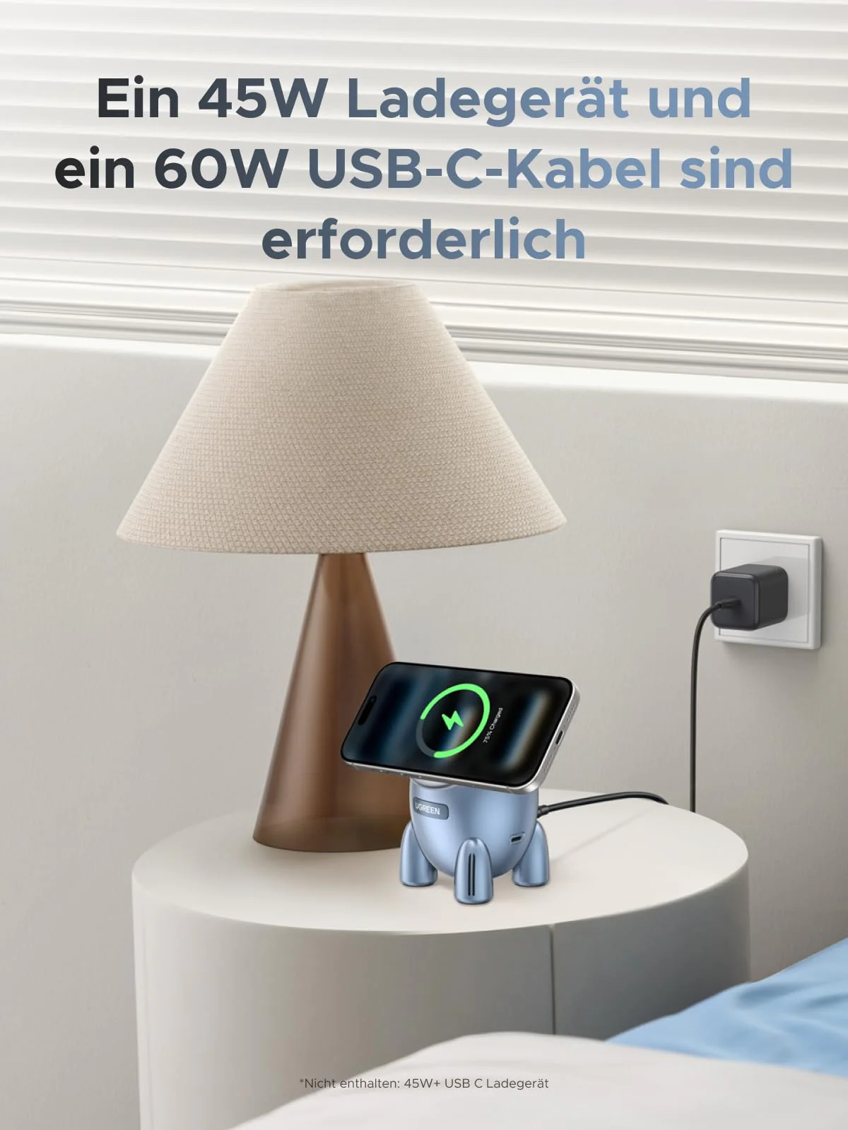 UGREEN MagFlow 2-in-1 Draadloze Oplader (Qi2 25W, MagSafe-compatibel) - Image 9
