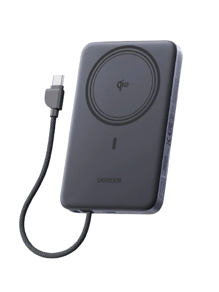 UGREEN MagFlow Air Magnetische Powerbank (10000mAh, Qi2 15W)