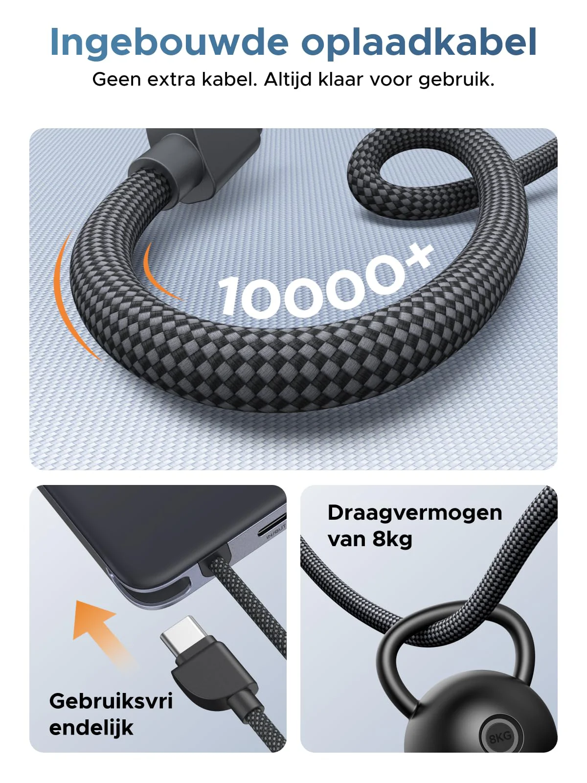 UGREEN MagFlow Air Magnetische Powerbank (10000mAh, Qi2 15W) - Image 4