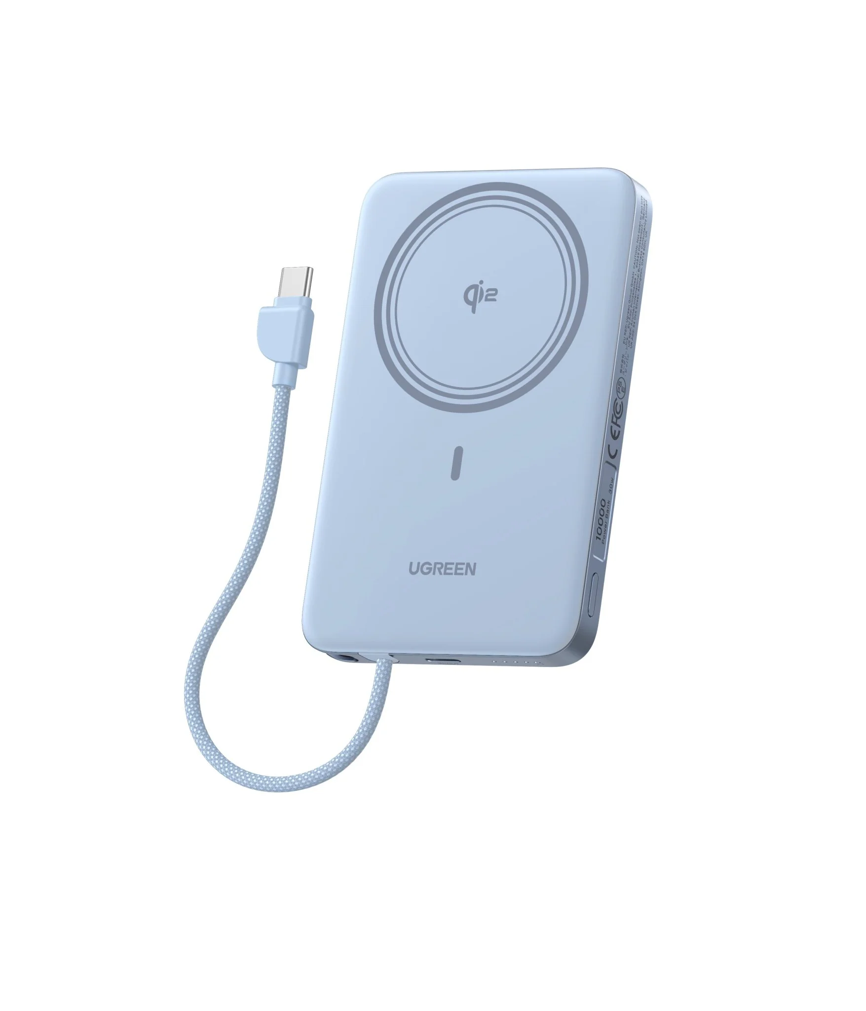 UGREEN MagFlow Air Magnetische Powerbank (10000mAh, Qi2 15W) - Image 9