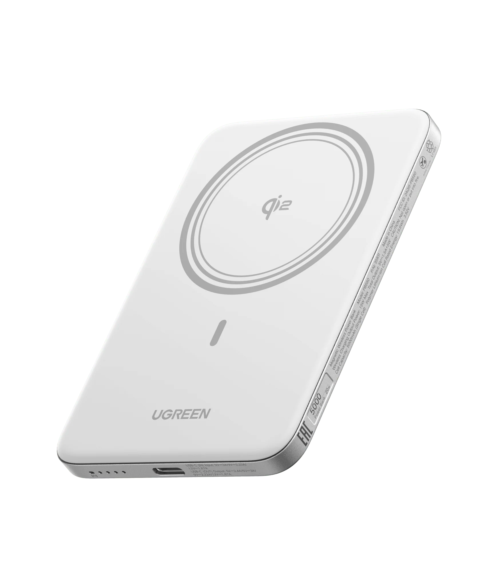 UGREEN MagFlow Air Magnetische Powerbank (5000mAh, Qi2 15W) - Image 11