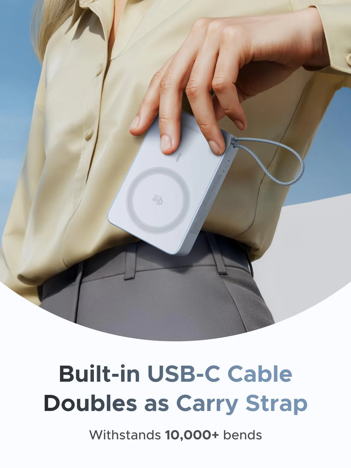 UGREEN MagFlow Magnetische Draadloze Powerbank 20000mAh 45W (MagSafe-compatibel) - Image 5