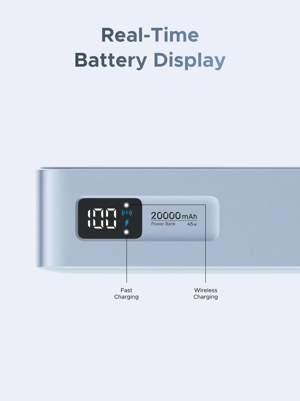 UGREEN MagFlow Magnetische Draadloze Powerbank 20000mAh 45W (MagSafe-compatibel) - Image 8