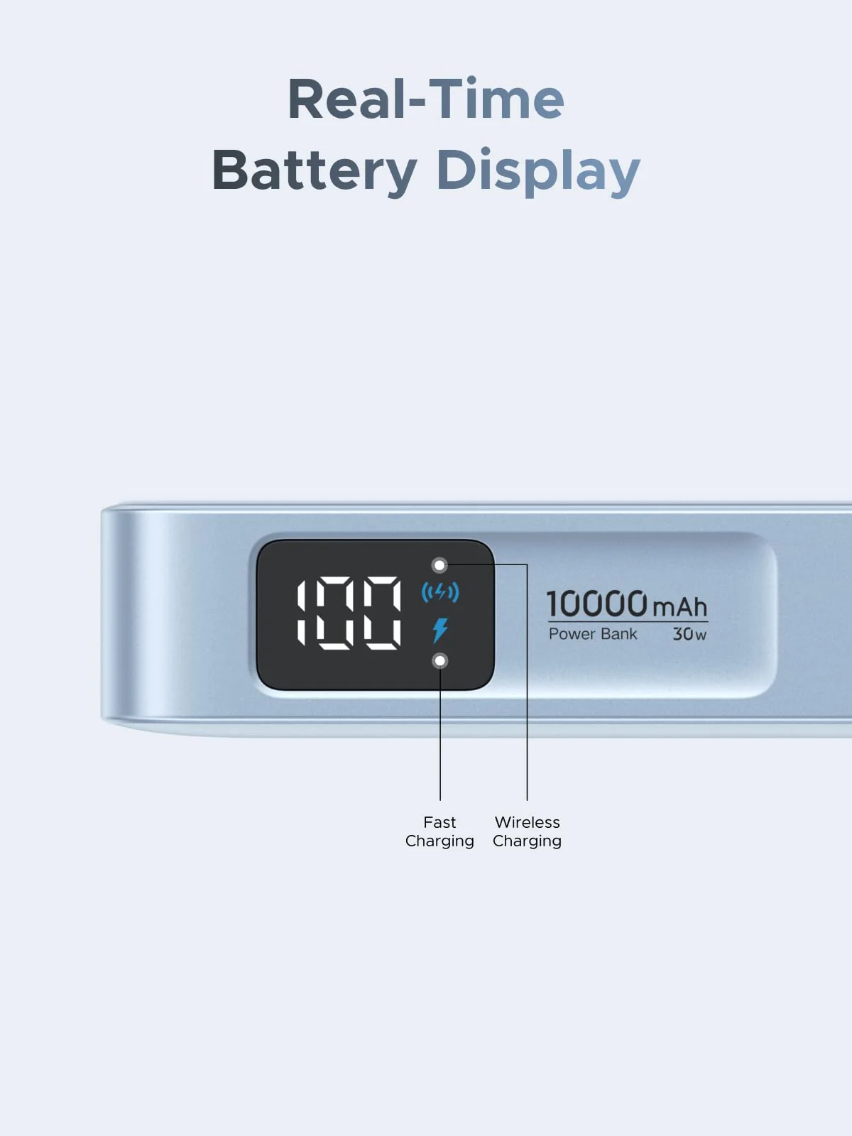 UGREEN MagFlow Magnetische Draadloze Powerbank (10000mAh, Qi2 25W, MagSafe-compatibel) - Image 7