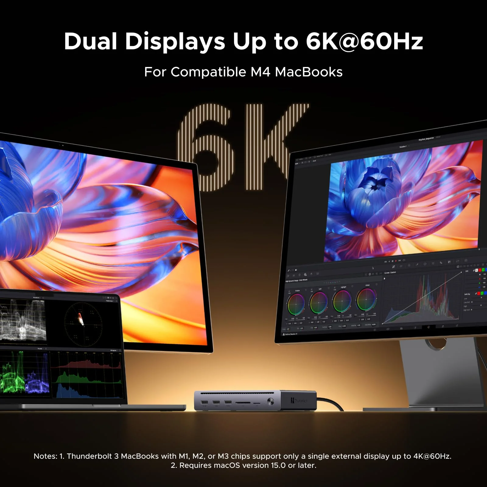 UGREEN Maxidok 10-in-1 Thunderbolt™ 5 Dockingstation met Gigabit Ethernet – Dual 6K/8K-display voor Mac & Windows - Image 5