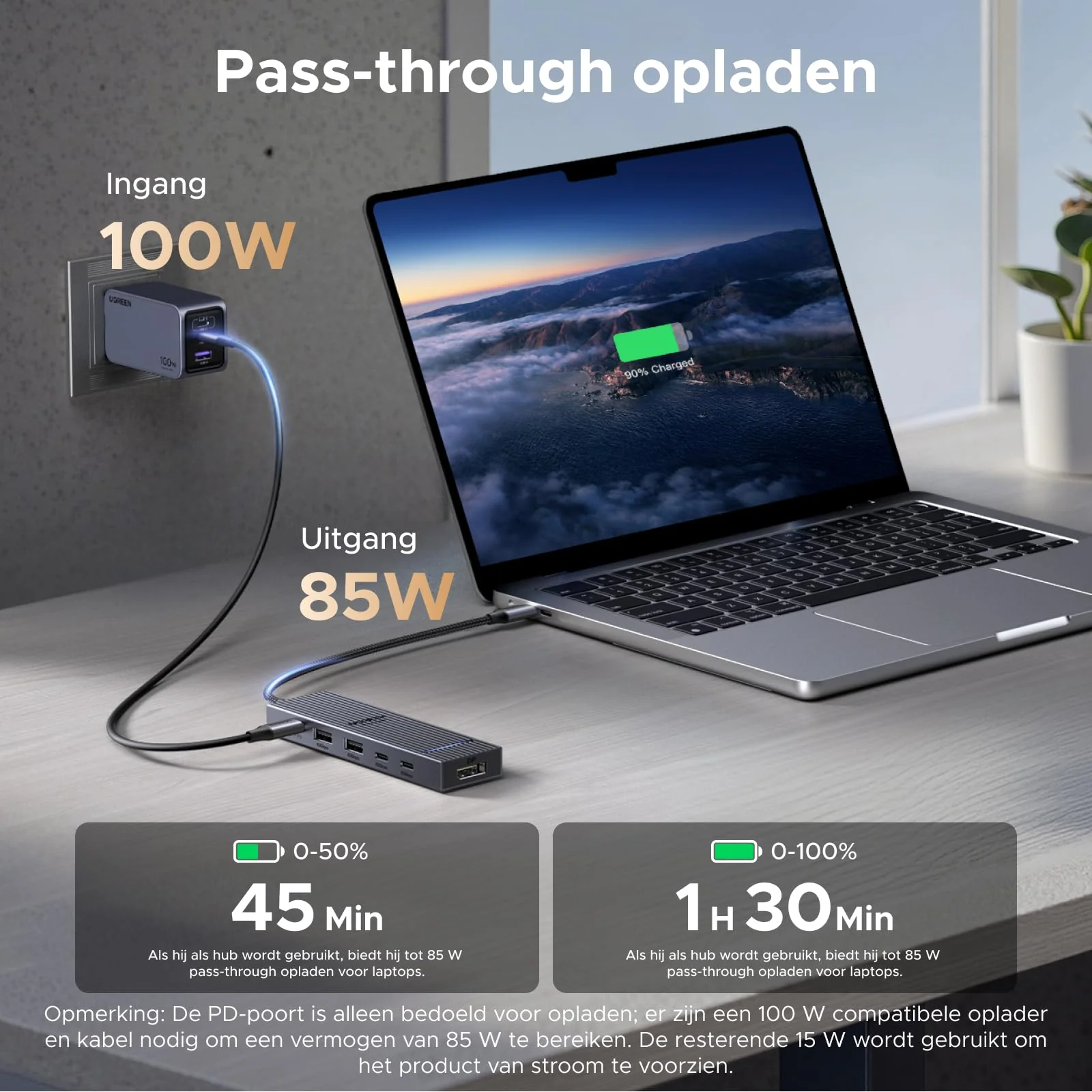 UGREEN Revodok 5-in-1 Docking Station (DP 4K@60Hz, 10Gbps, PD 100W) - Image 5