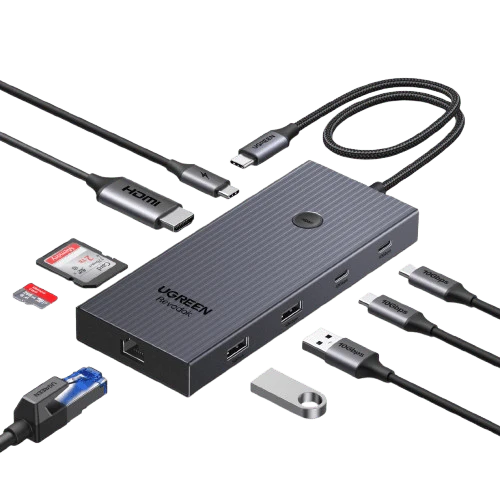 UGREEN Revodok Pro 9-in-1 USB-C Hub 4K HDMI 10Gbps PD 100W