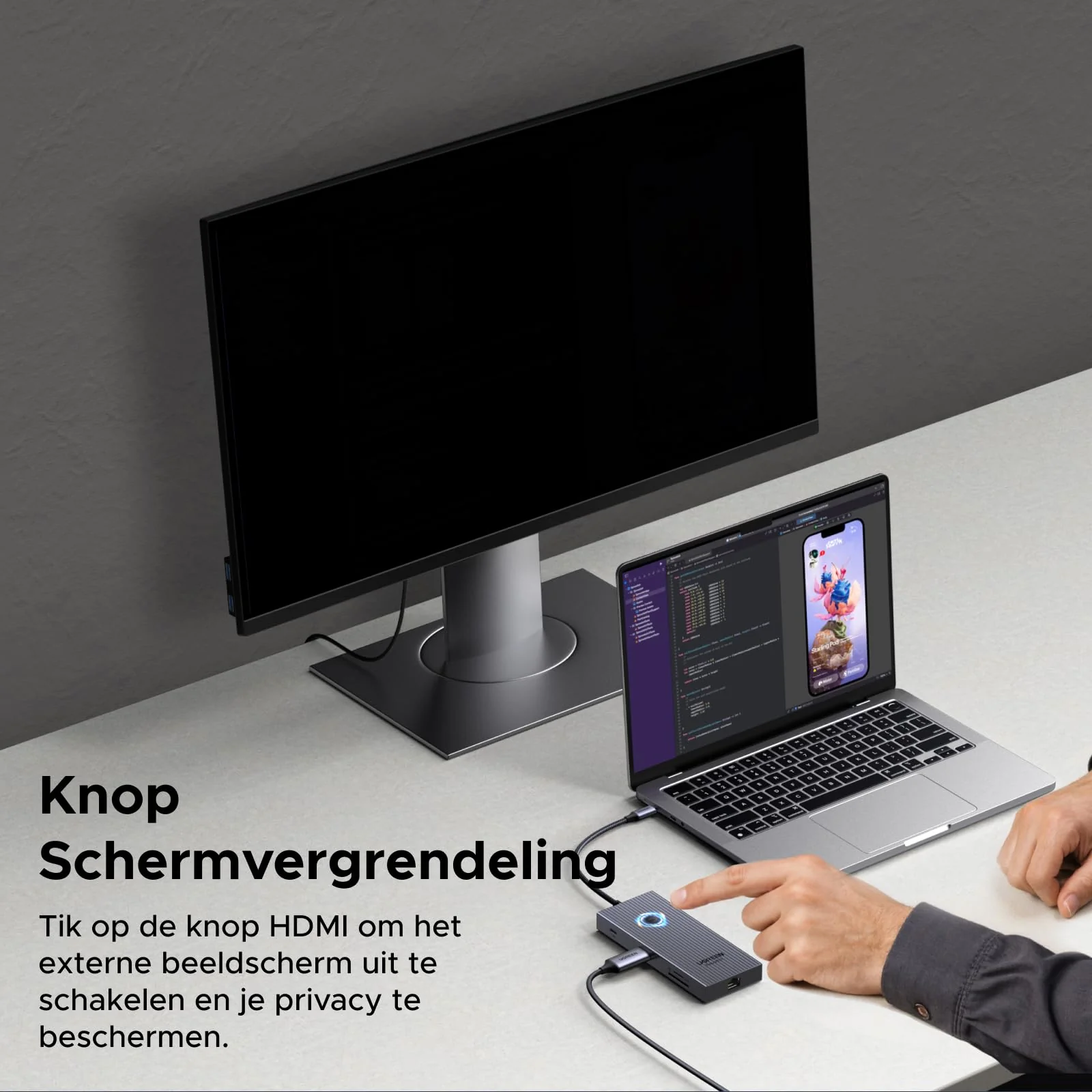 UGREEN Revodok Pro 9-in-1 USB-C Hub 4K HDMI 10Gbps PD 100W - Image 7