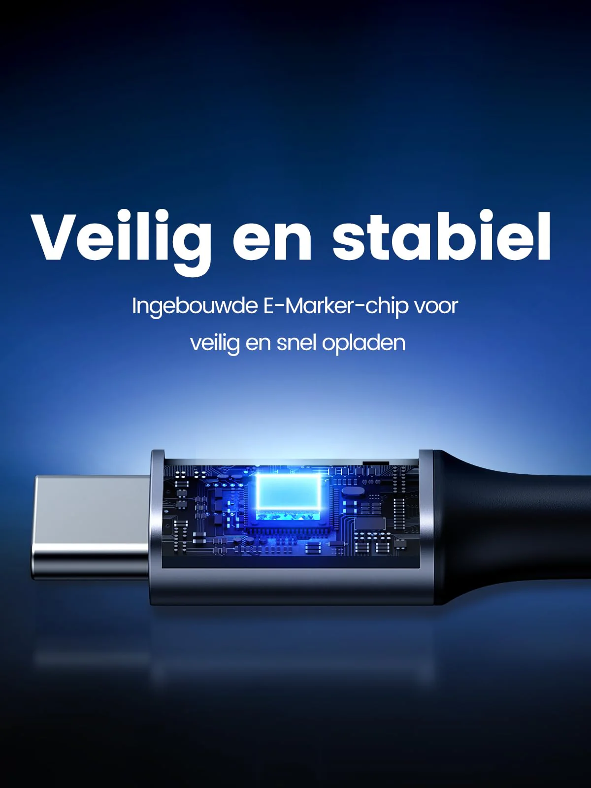 UGREEN 100W USB C naar USB C Kabel Hoek PD 3.0 Oplaadkabel USB-C 90° - Image 6