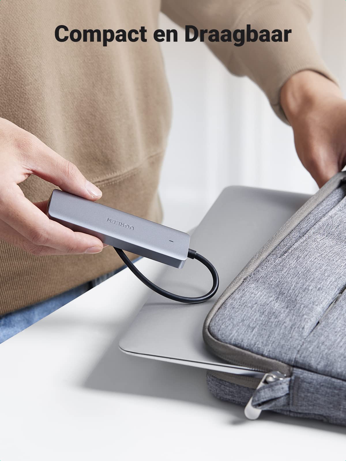 UGREEN 4 in 1 USB C Hub 4 Poorten USB 3.0 Adapter OTG Ondersteund - Image 6