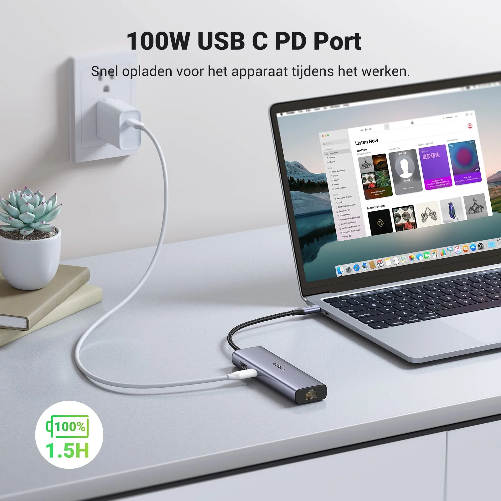 UGREEN USB-C Hub 7-in-1 (HDMI 4K, PD 100W) - Image 3