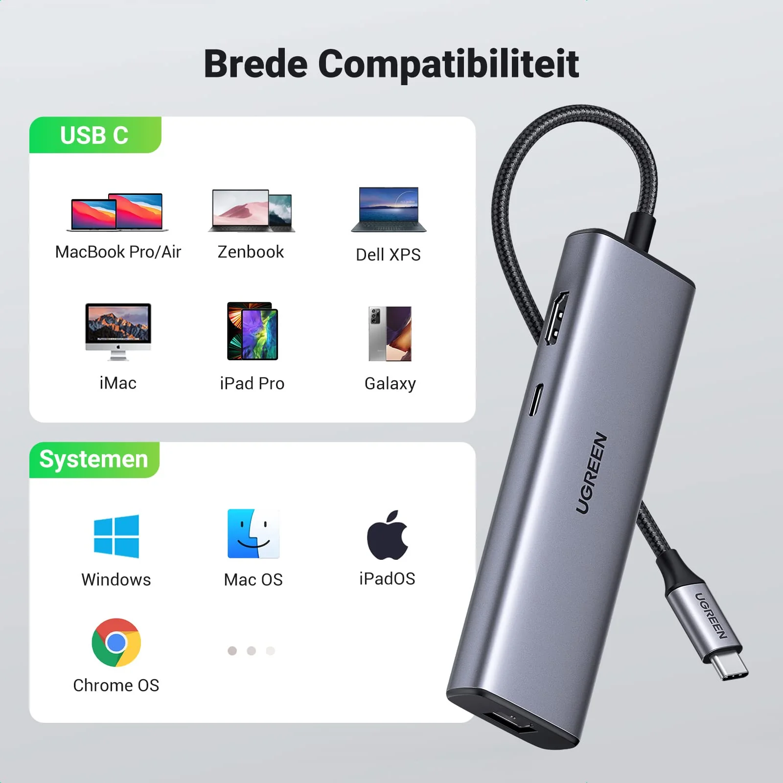 UGREEN USB-C Hub 7-in-1 (HDMI 4K, PD 100W) - Image 7