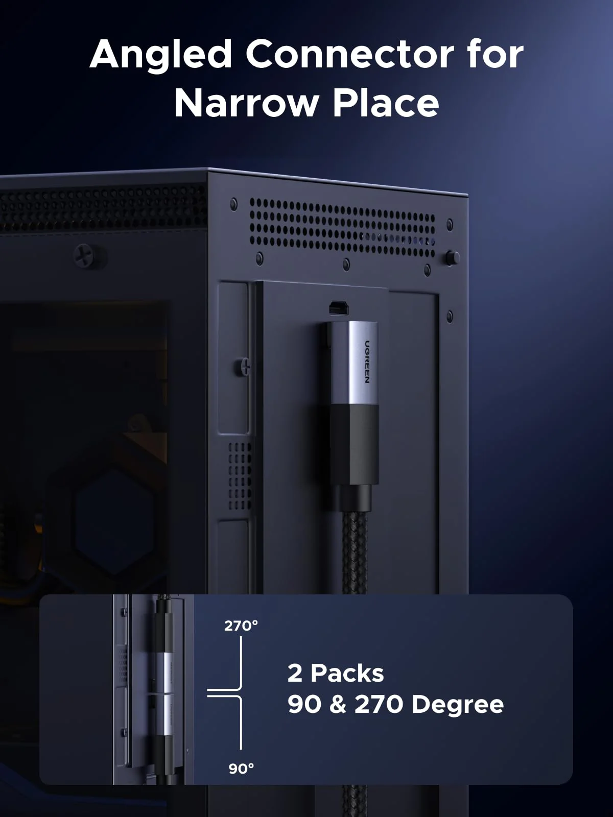 UGREEN 8K HDMI Haakse Adapterset (2-Pack) - Image 3