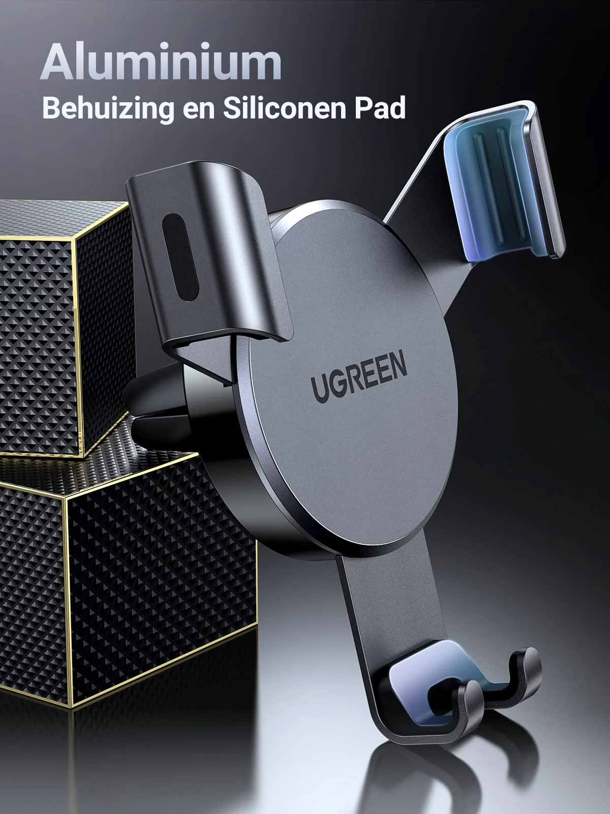 UGREEN Auto Telefoonhouder Air Vent Auto Telefoon Stand Zwaartekrach - Image 5