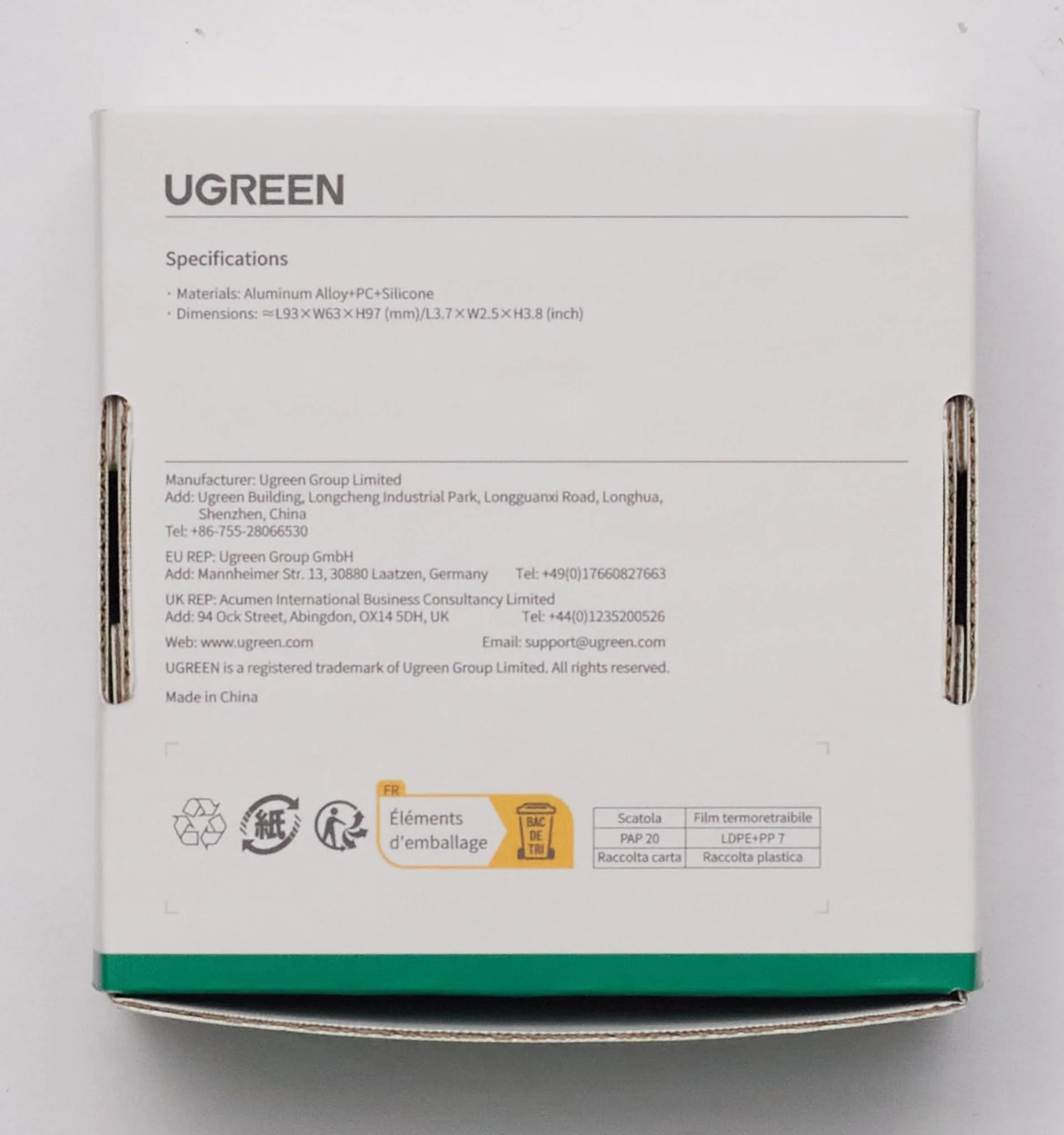 UGREEN Auto Telefoonhouder Air Vent Auto Telefoon Stand Zwaartekrach - Image 9