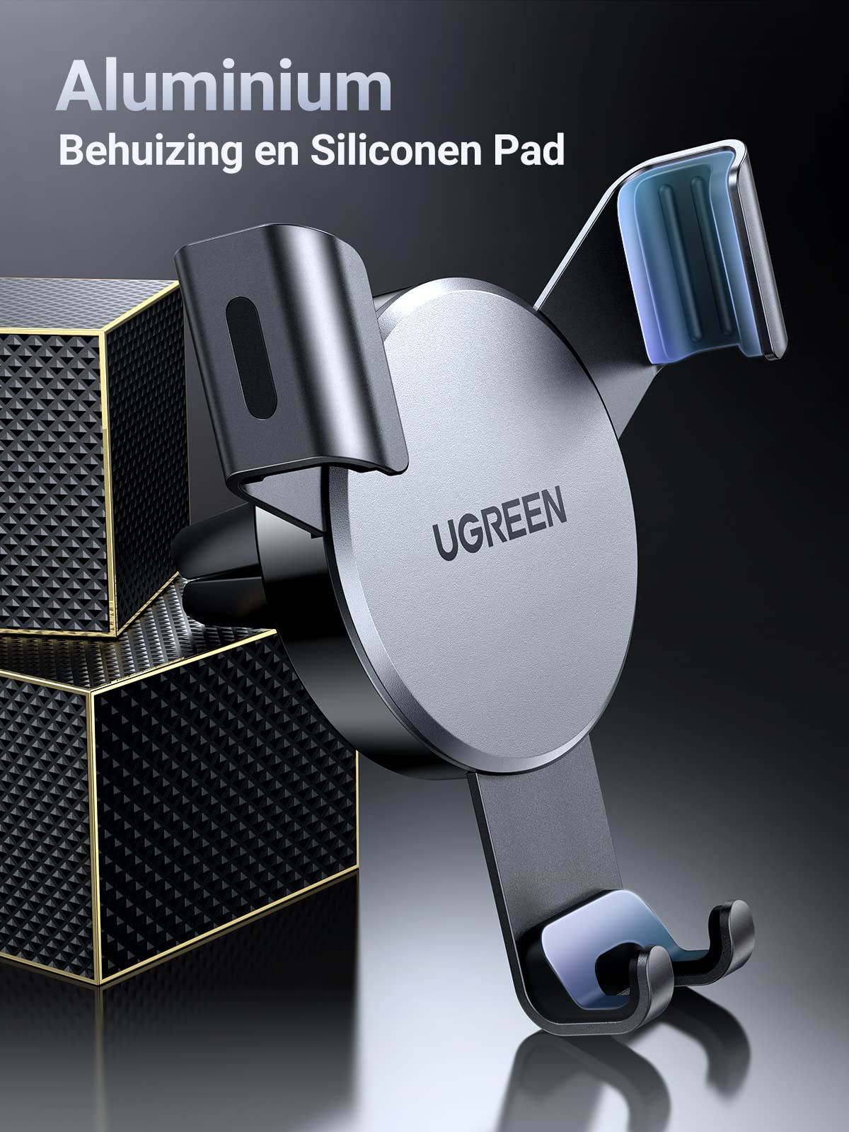 UGREEN Auto Telefoonhouder Air Vent Auto Telefoon Stand Zwaartekrach - Image 5
