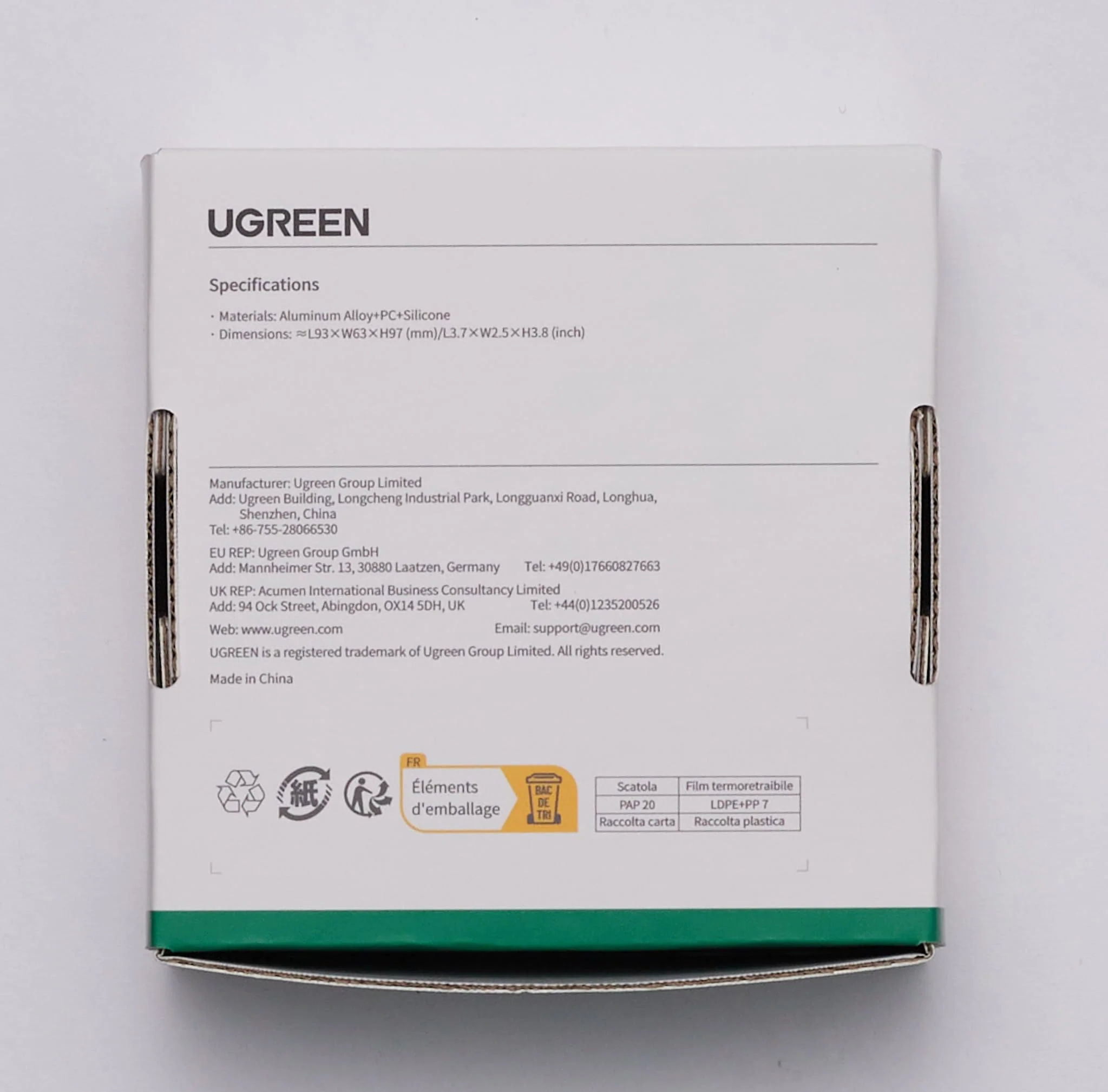UGREEN Auto Telefoonhouder Air Vent Auto Telefoon Stand Zwaartekrach - Image 9