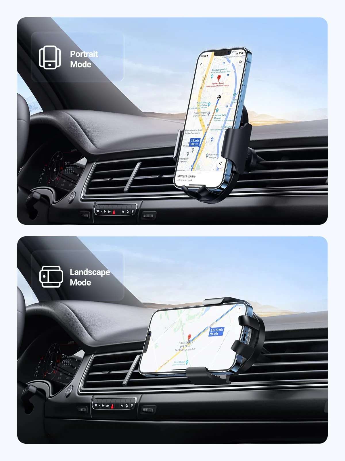UGREEN Auto Telefoonhouder Ontluchter 360?? Rotatie Auto Houder - Image 5