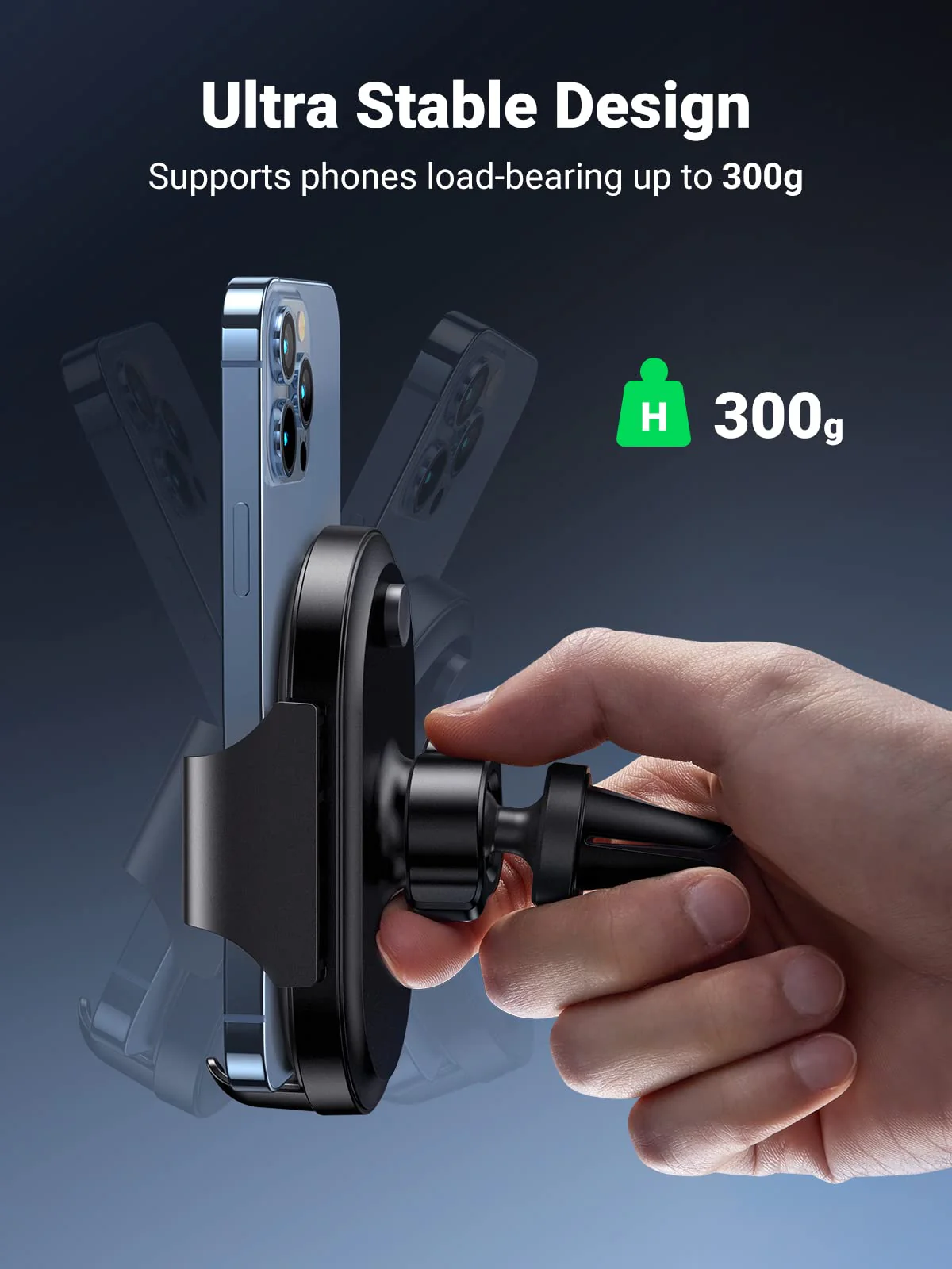 UGREEN Auto Telefoonhouder Ontluchter 360?? Rotatie Auto Houder - Image 6