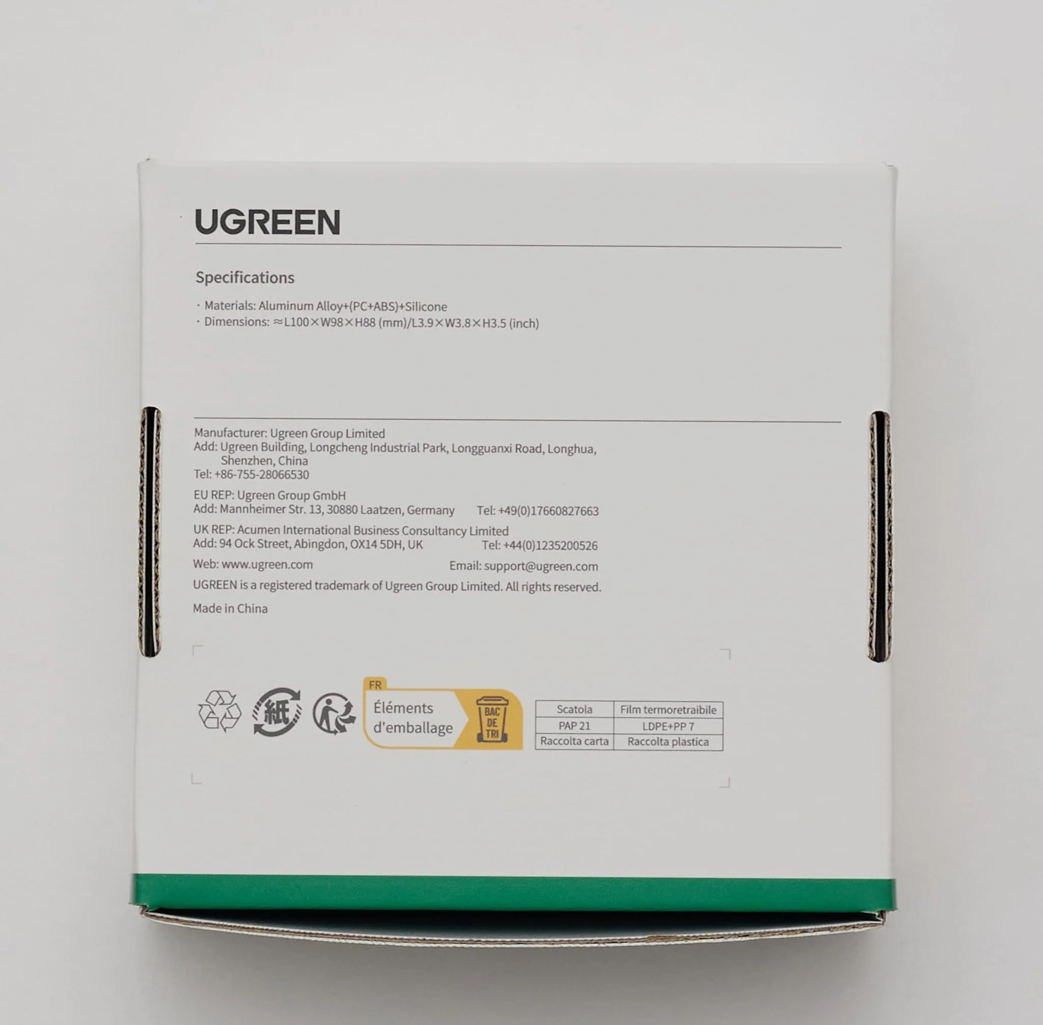UGREEN Auto Telefoonhouder Ontluchter Zwaartekracht Auto Houder - Image 10