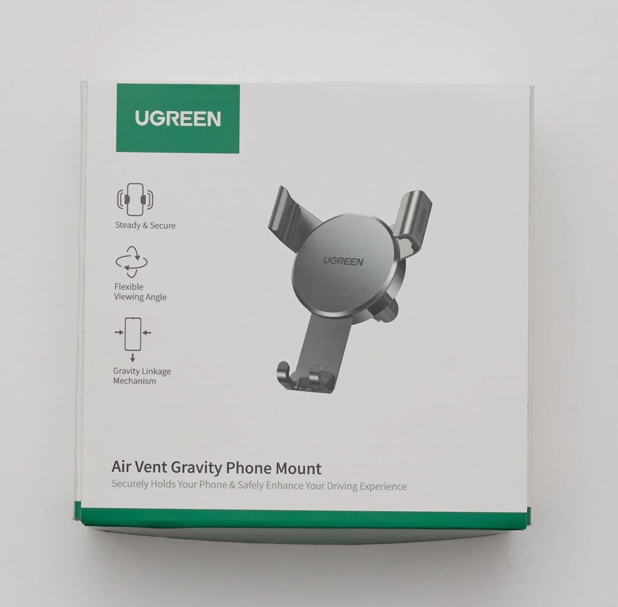 UGREEN Auto Telefoonhouder Ontluchter Zwaartekracht Auto Houder - Image 9