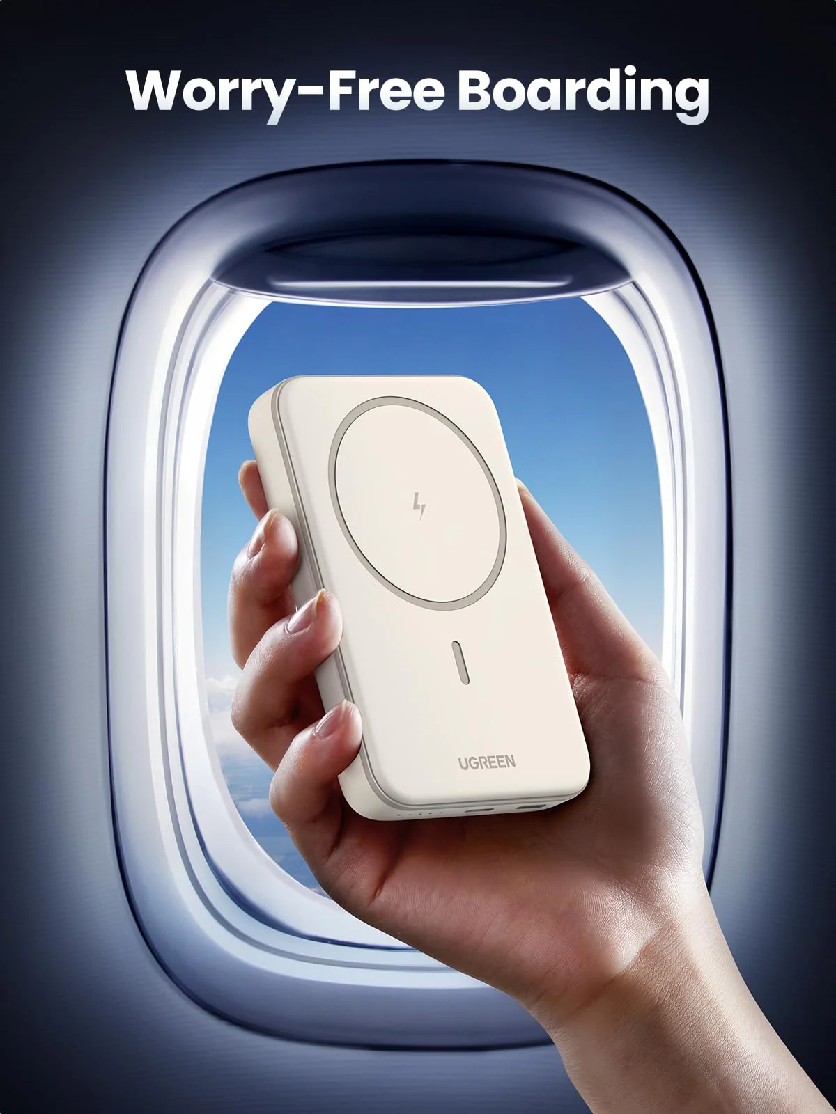UGREEN 10000mAh MagSafe Powerbank, Snelladen Draagbare Oplader - Image 7