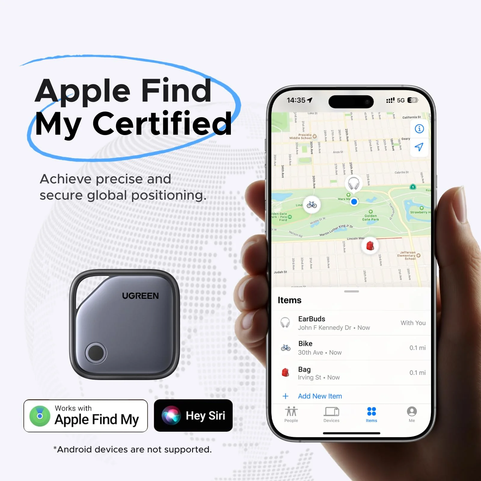 UGREEN FineTrack Smart Finder (Alleen iOS) - 2 pack - Image 2