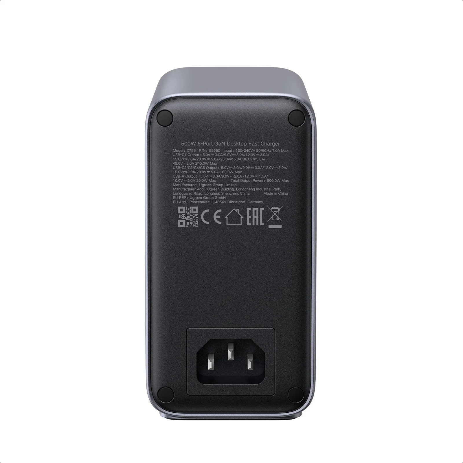 UGREEN Nexode 500W 6-Port GaN Desktop Fast Charger - Image 7