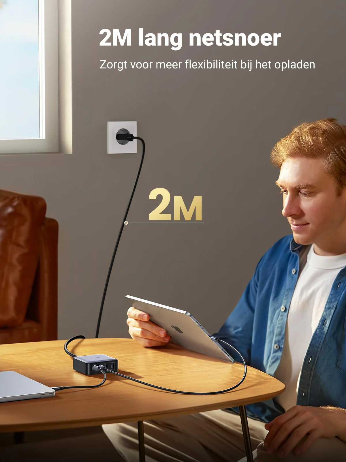 UGREEN Nexode 65W USB C GaN Oplader met 4 poorten - Image 5