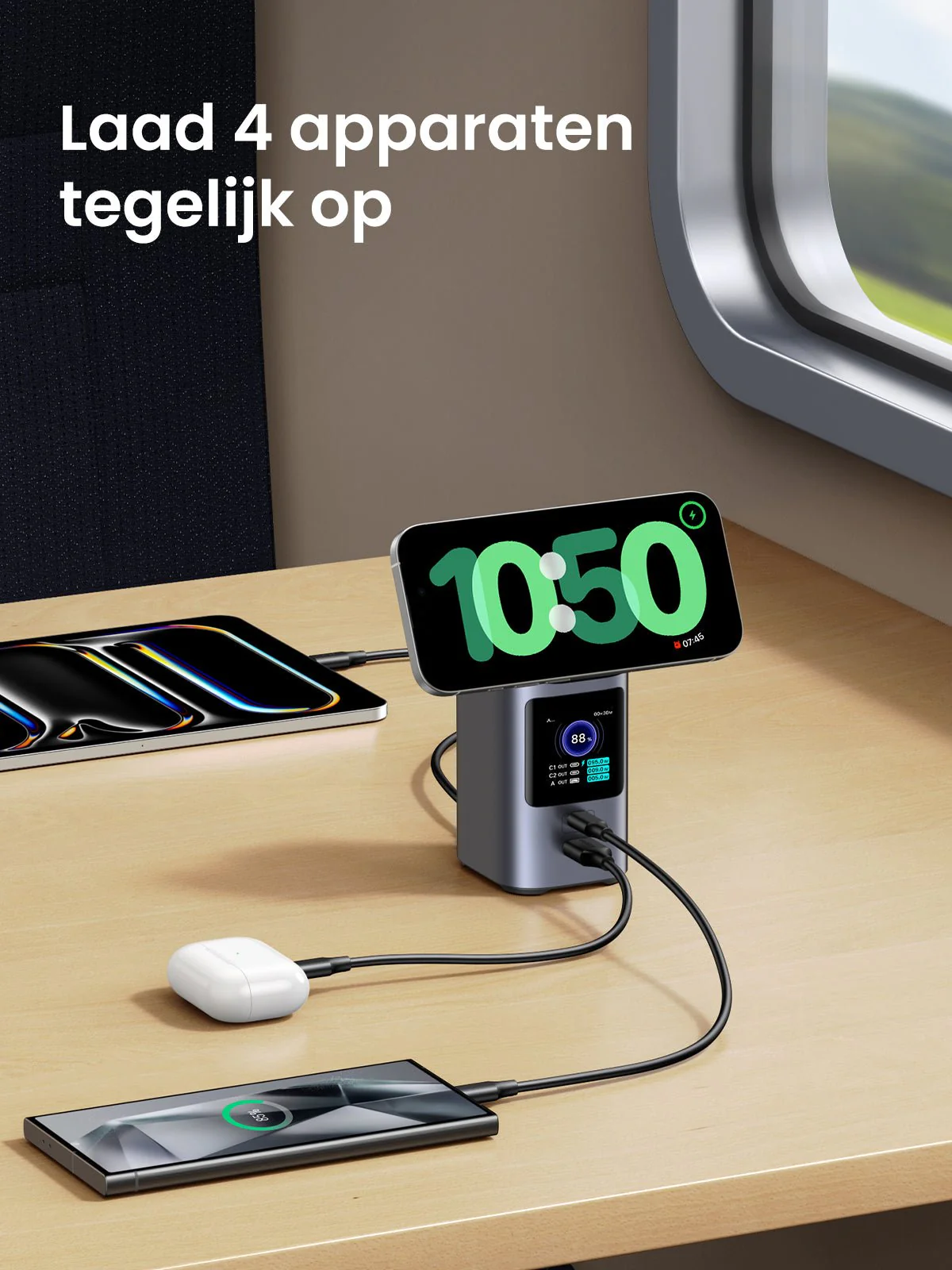 UGREEN Nexode Power Bank 20000mAh 145W Max Qi2-certificering, 15W draadloos snel opladen - Image 7