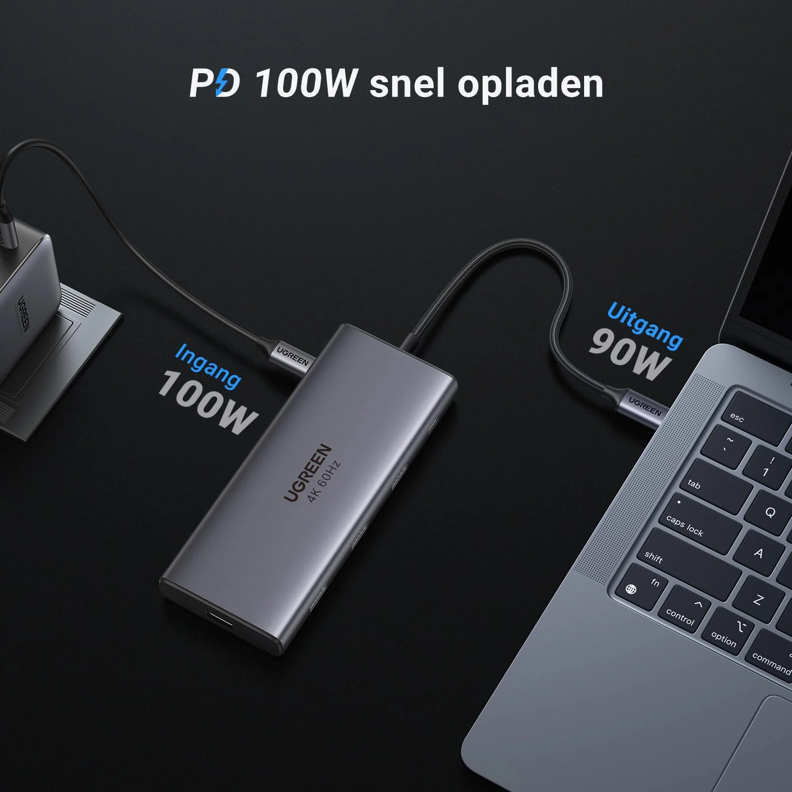 UGREEN Revodok Pro 9-in-1 Hub USB C (10Gbps 4K60Hz HDMI) - Image 6