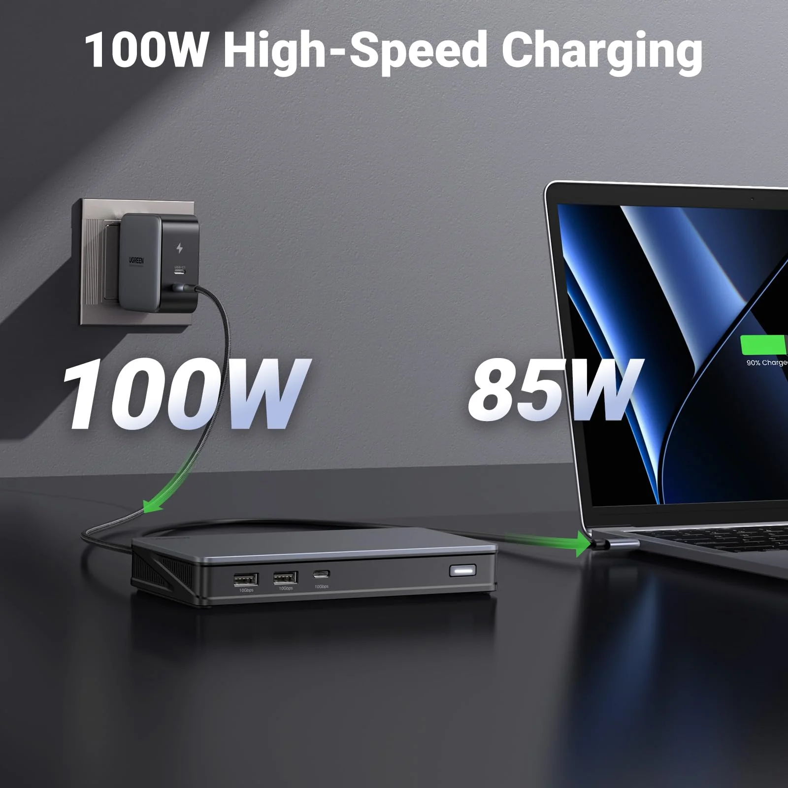 UGREEN Revodok 9-in-1 USB C Docking Station  - Dubbele Weergave - Image 8