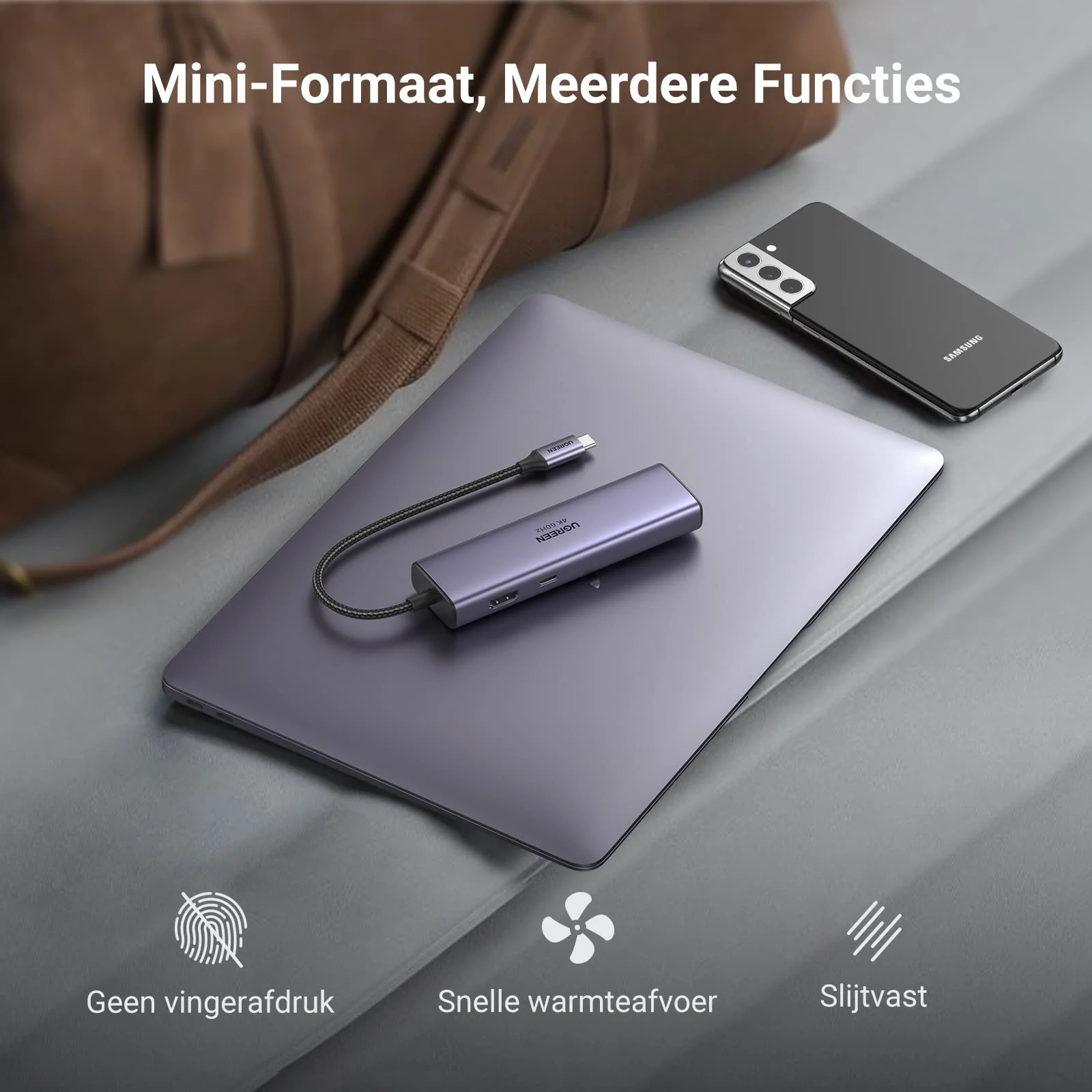 UGREEN Revodok 7-in-1 USB C Hub (HDMI 4K op 60 Hz) - Image 7