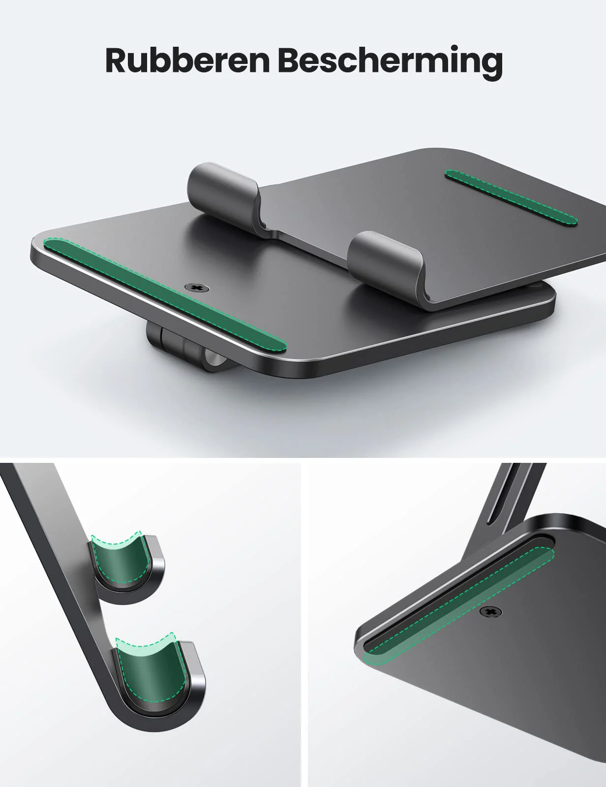 UGREEN Tablet Houder Aluminium Tablet Stand Verstelbare Bureau Tablet Standaard - Image 4