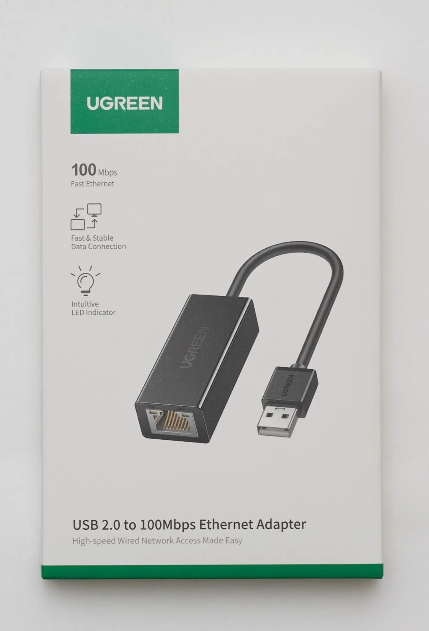 UGREEN USB 2.0 Ethernet Adapter USB 2.0 naar RJ45 Netwerkadapter 100Mbps LAN Adapter - Image 8
