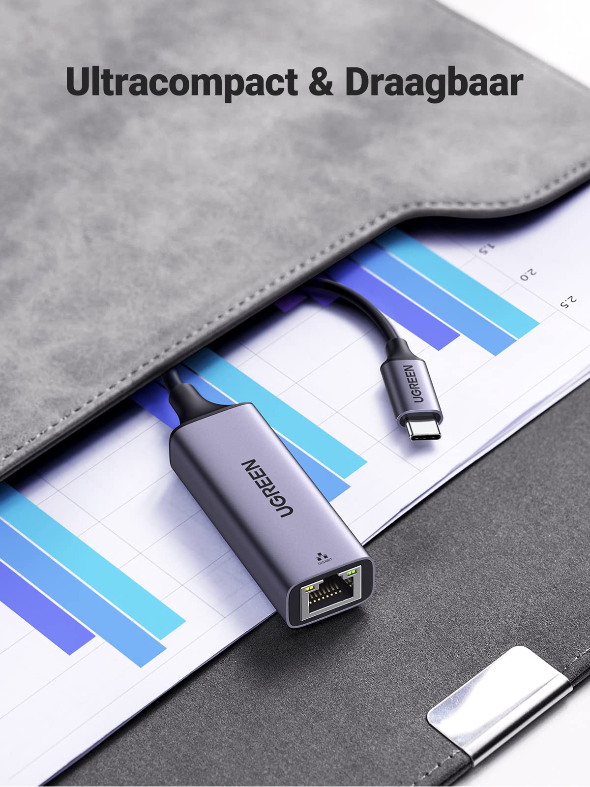UGREEN USB C Ethernet Adapter USB Lan RJ45 1000Mbps Gigabit Netwerk Adapter Geschikt - Image 6