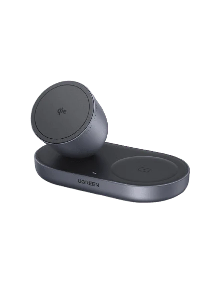 UGREEN Zapix Magnetische Draadloze Oplader met Standaard (2-in-1, Qi2 15W)